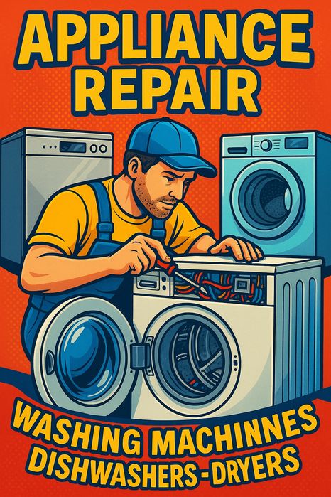 Ремонт посудомоечных  стиральных сушильных машин