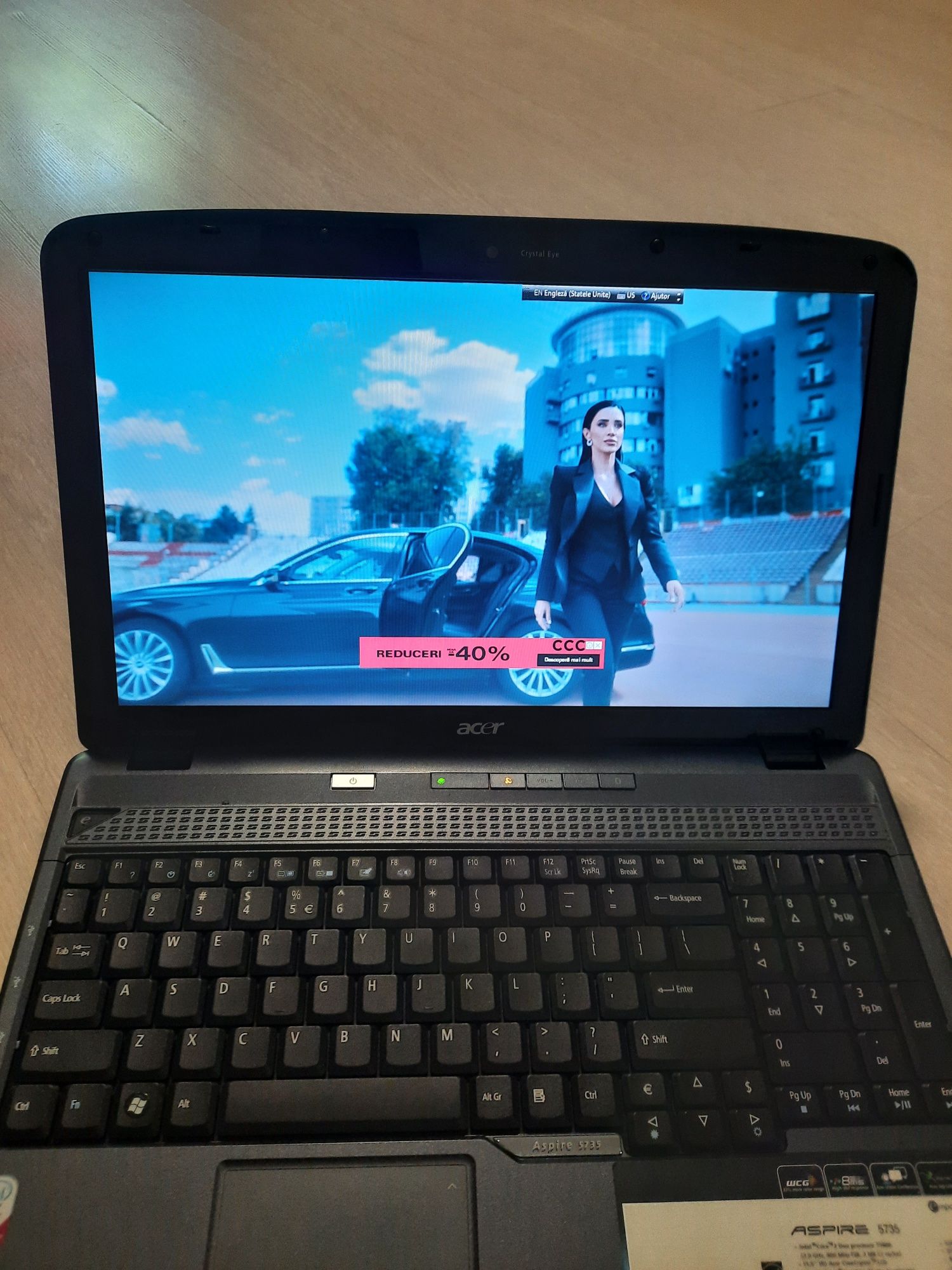 Laptop Acer aspire 5735