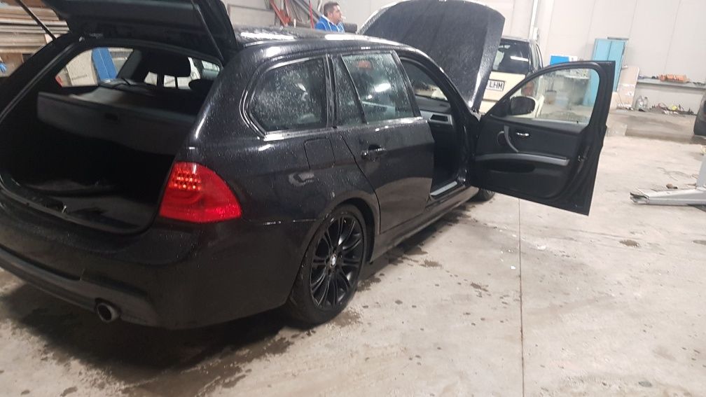 Haion hayon negru lci facelift e91 complet