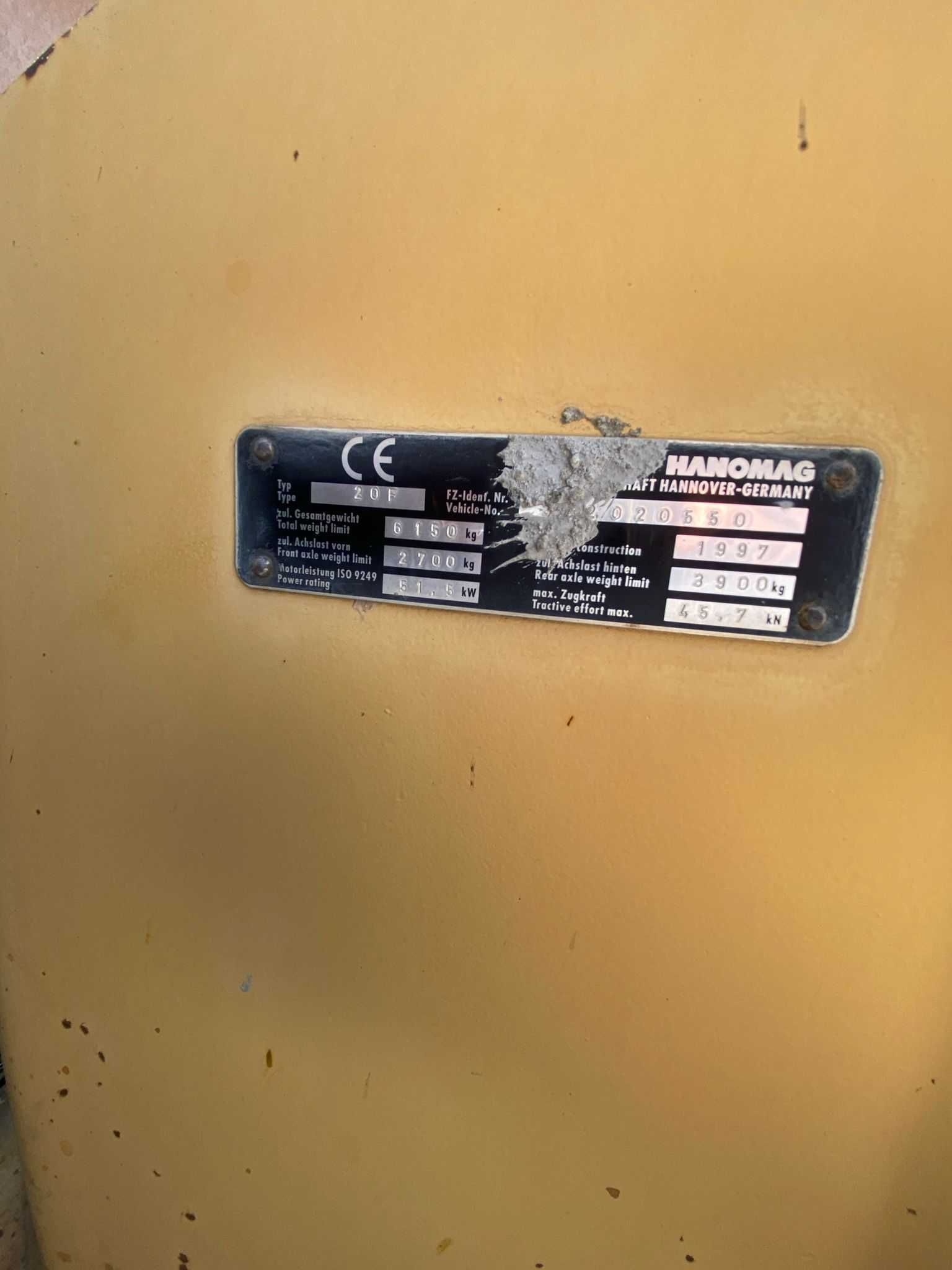 Incarcator frontal Komatsu-Hanomag 20F