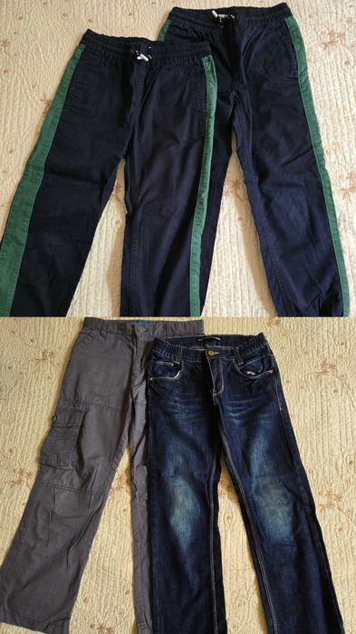 Pantaloni copii, blugi, marime 5-6 ani, 7-8 ani, 20 lei perechea.