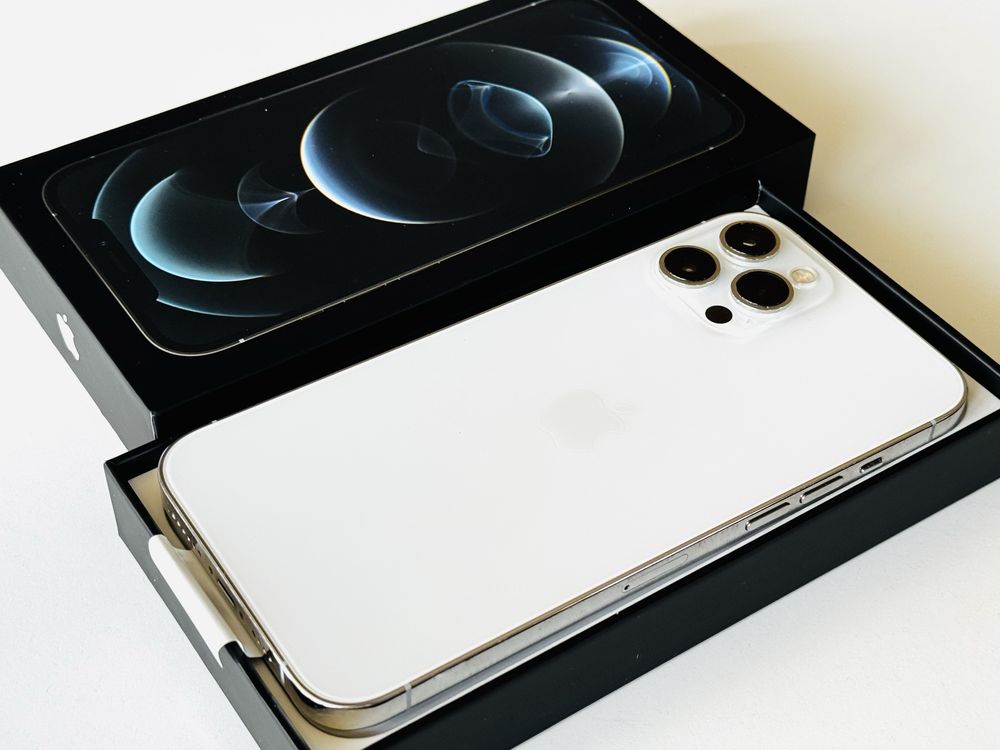 Iphone 12 Pro Max 128GB Silver 100% Батерия! Гаранция 6 месеца
