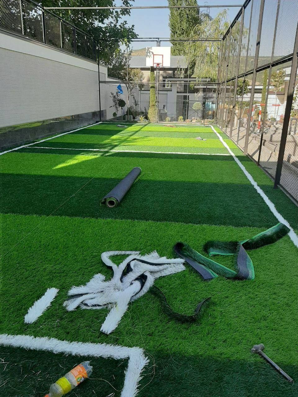 Iskusstveniy gazon landshaftniy stadion bolalar maydonlari quramiza