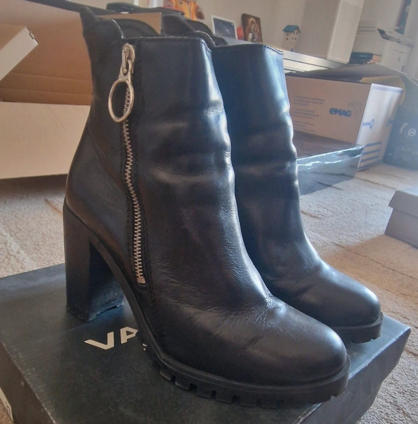 Vand ghete piele Mango, nr 38