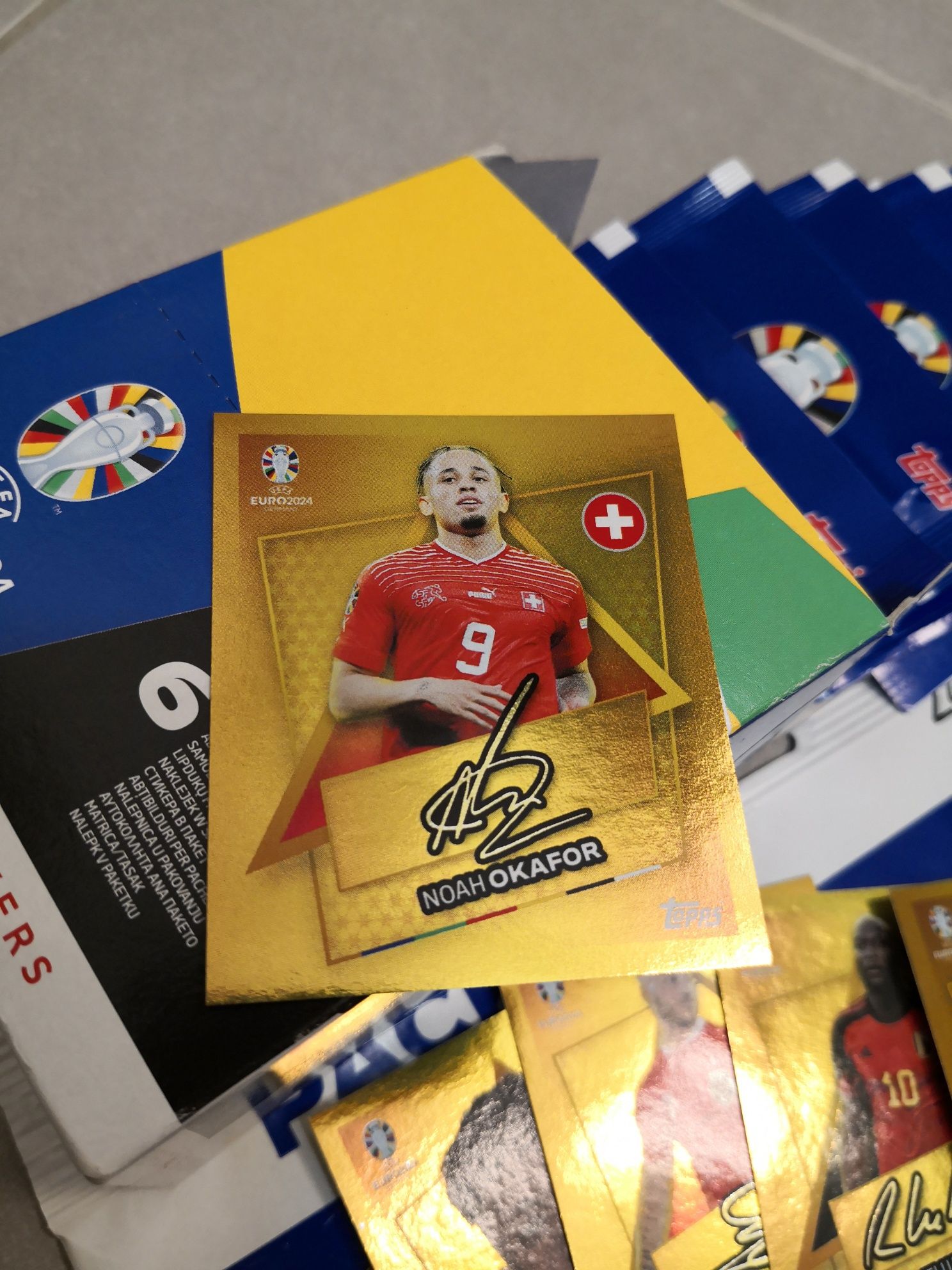 40 Plicuri Topps - EURO 2024 + BONUS