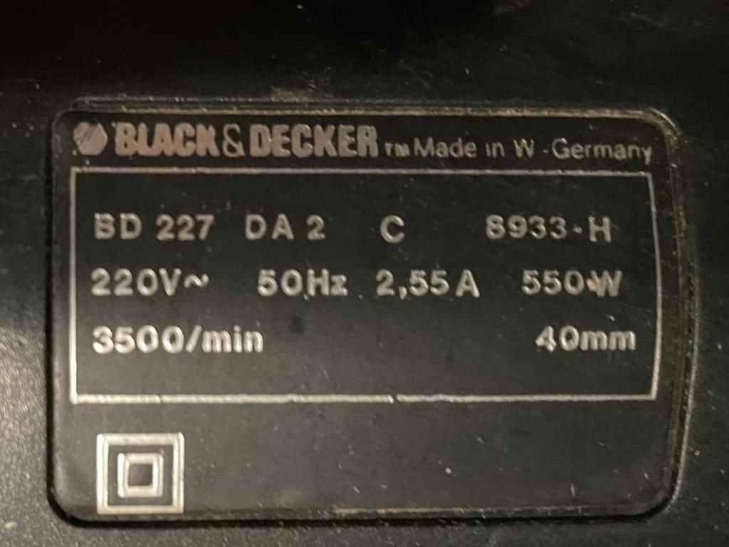 Fierastrau circular Black&Decker, 550W Germania