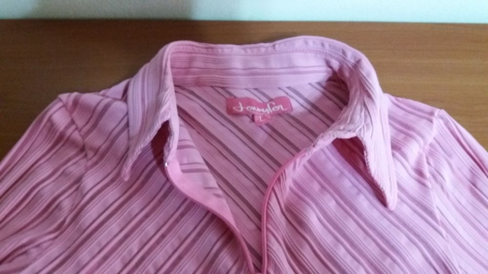 bluză damă tip cămaşă cu fermoar , mărimea 38-40
