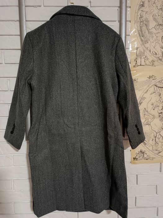 Мужское серое пальто