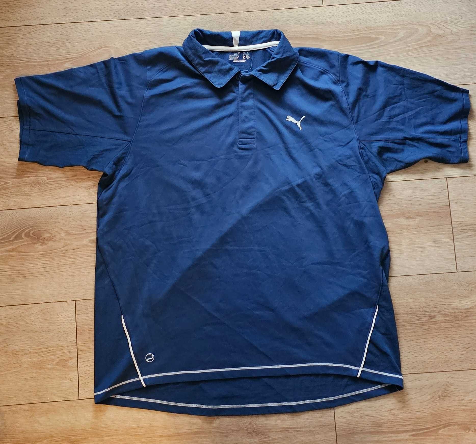 Tricou polo Puma, albastru, xl