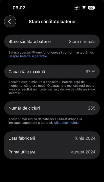 Iphone 15 Pro 128 black titanium