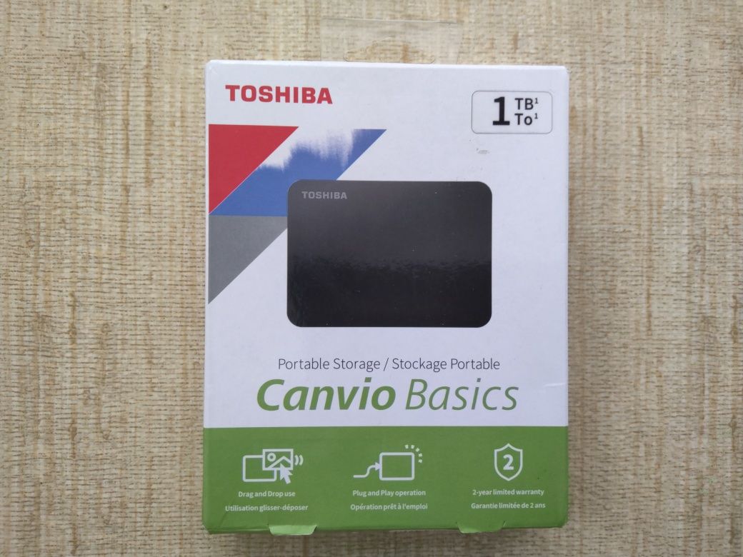 Hard disk extern Toshiba Canvio Basics 1TB