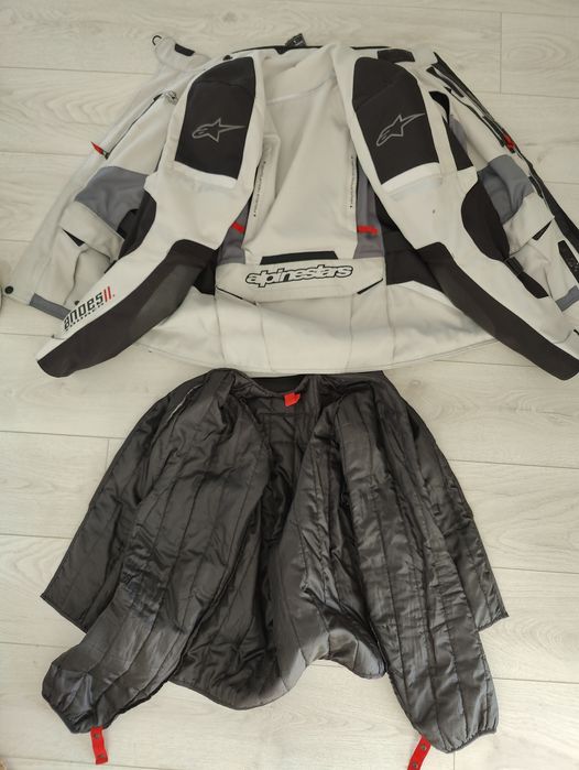 Geaca moto Alpinestars Andes V2 Drystar - marime L - protectii incluse