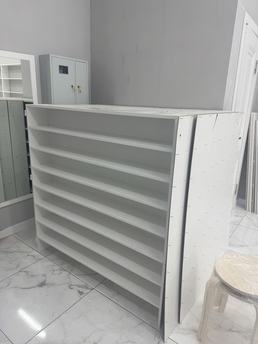 Полки стеллажи лдсп белые