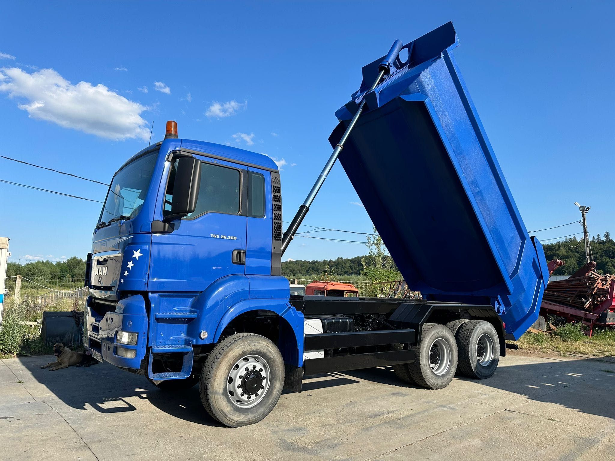 Man 6x6 basculabil