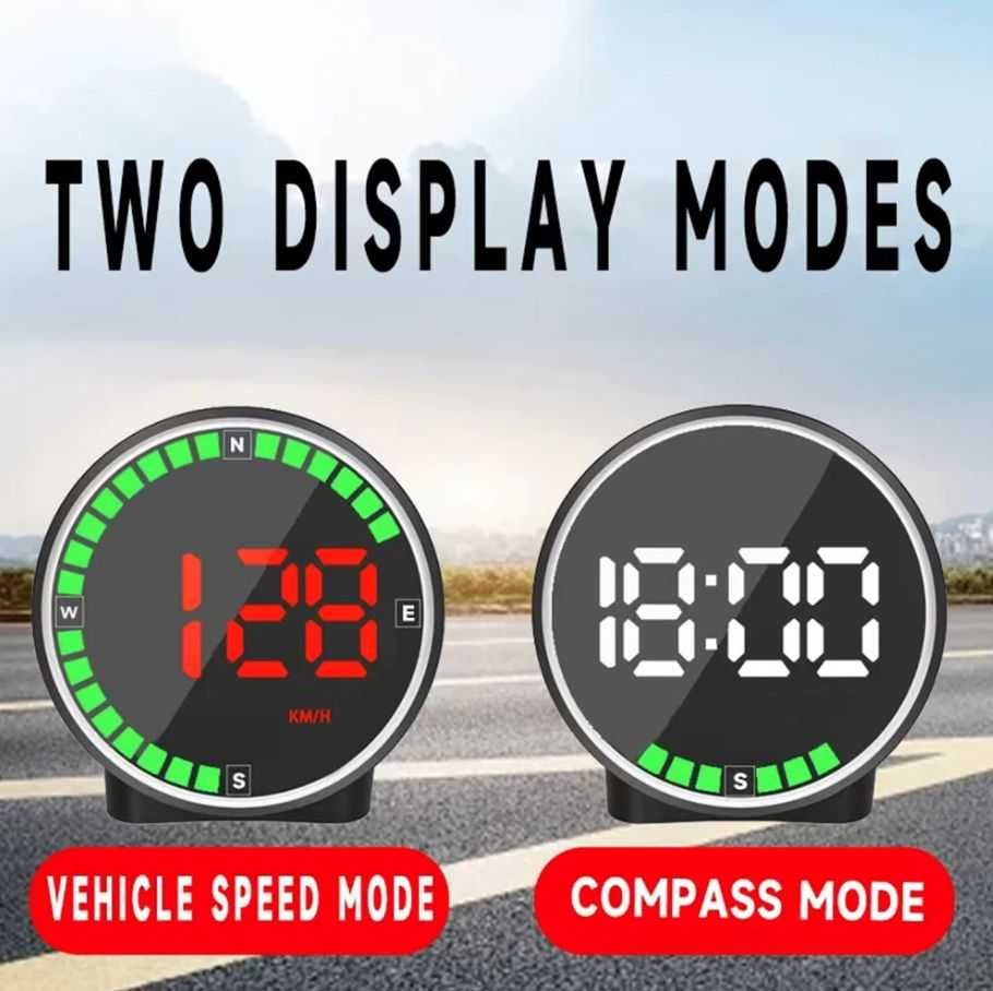 Vitezometru GPS ceas busola universal ATV barca auto display 7 culori