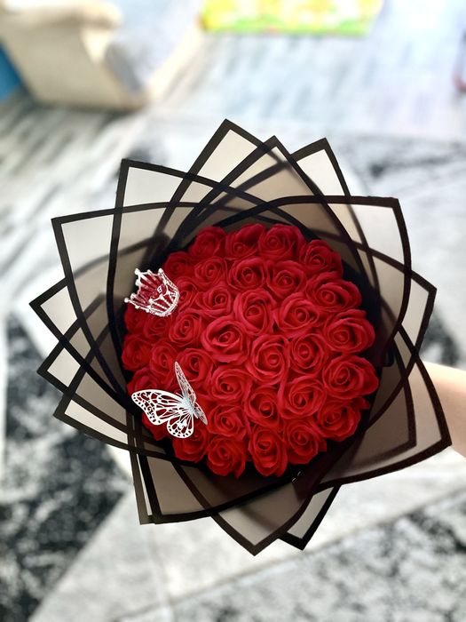 Buchete de trandafiri din săpun