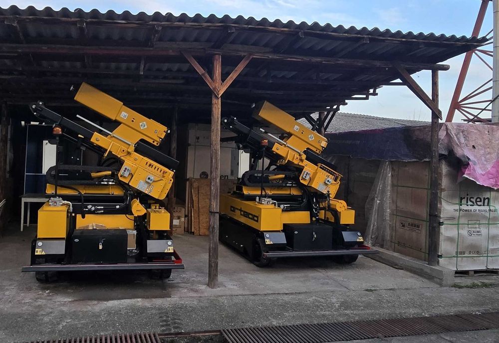 Sonetă, mașină de bătut stâlpi Orteco HD 1500 utilizată