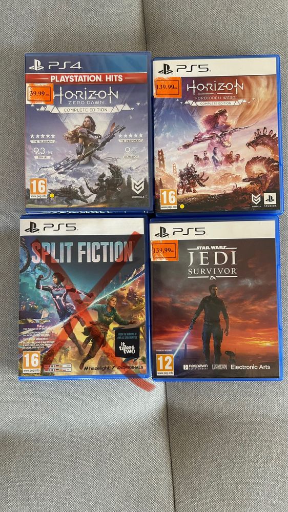Игри за PS5 horizon, jedi
