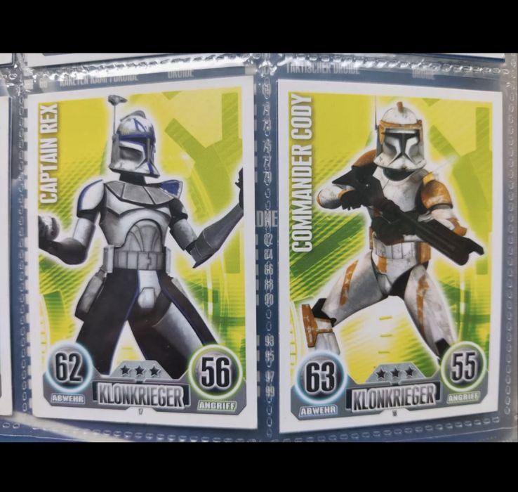 Topps star wars албум - 190 карти от войната на клонираните