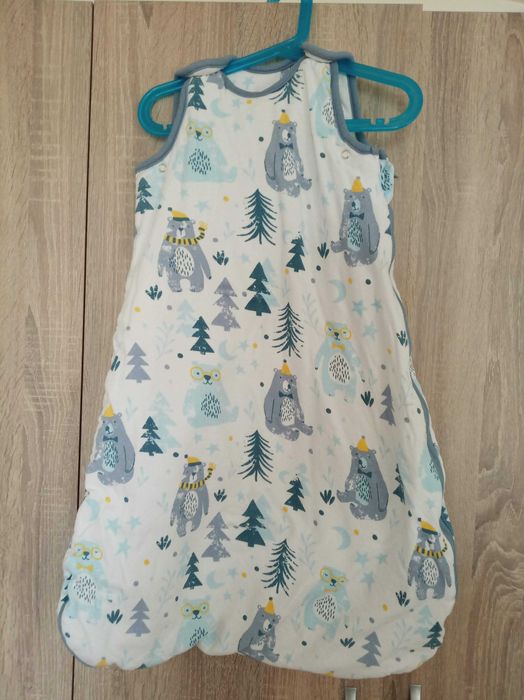 Зимно чувалче за сън тип торба с цип, момче, 2,5тог, 3-20месеца