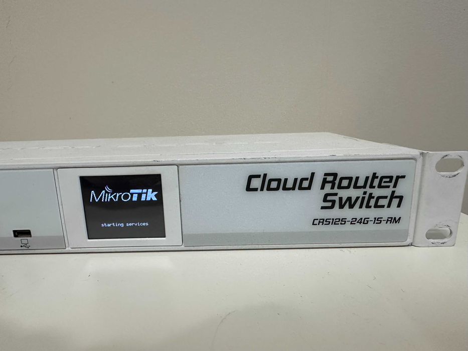 Рутер / Суич - Mikrotik CRS125-24G-1S-RM