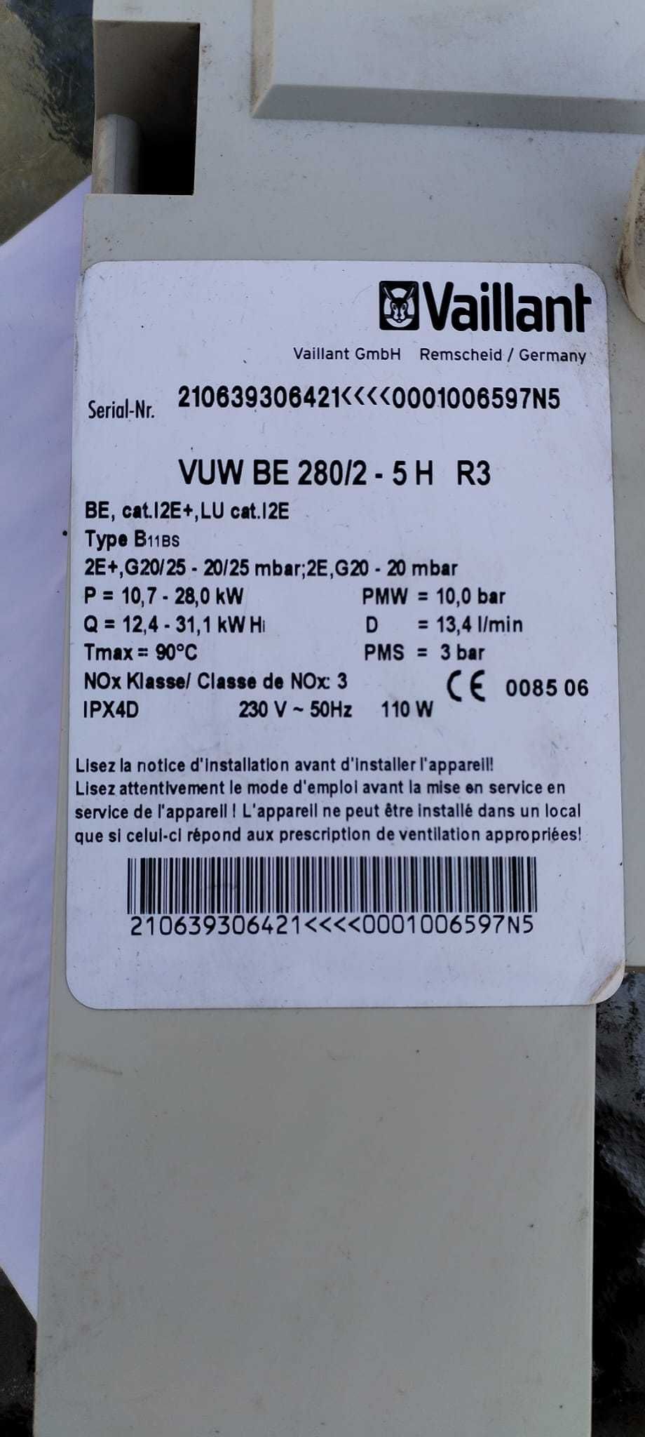 Centrala Vaillant VUW BE 280/2-5H R3 - componente