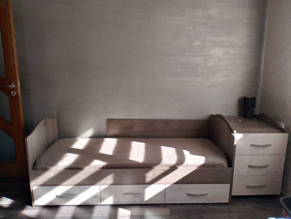 Детско легло -кошара 3в1 с 2 матрака