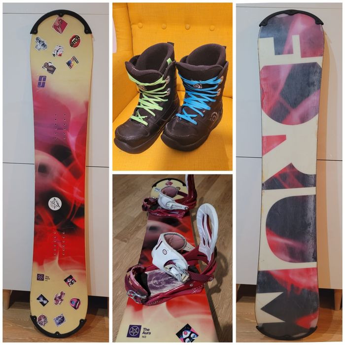 Placa snowboard FORUM 143 + legaturi NITRO + boots NITRO 38
