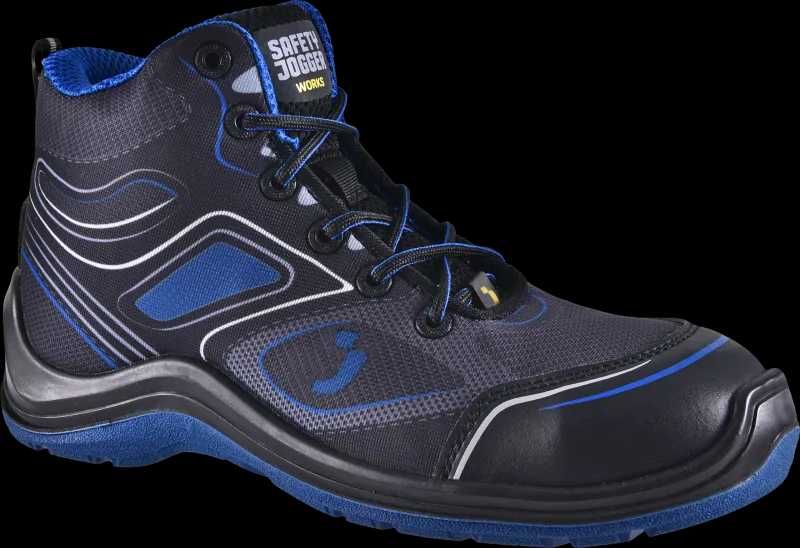 Работни защитни боти тип Маратонки FLOW MID Blue SAFETY JOGGER Белгия