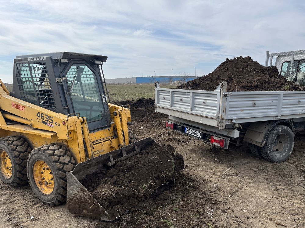 Inchiriez mini încărcător Bobcat~Incarcari MOLOZ~Excavator Sapaturi.