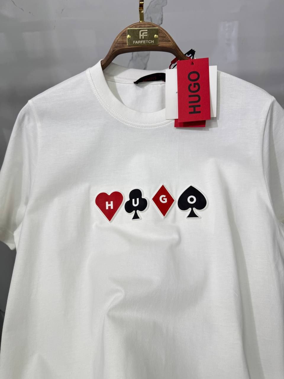 Tricou Hugo nou alb