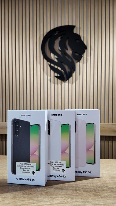 Oferta! Samsung Galaxy A56 256gb/12gb Graphite/Pink/White Noi/Garantie
