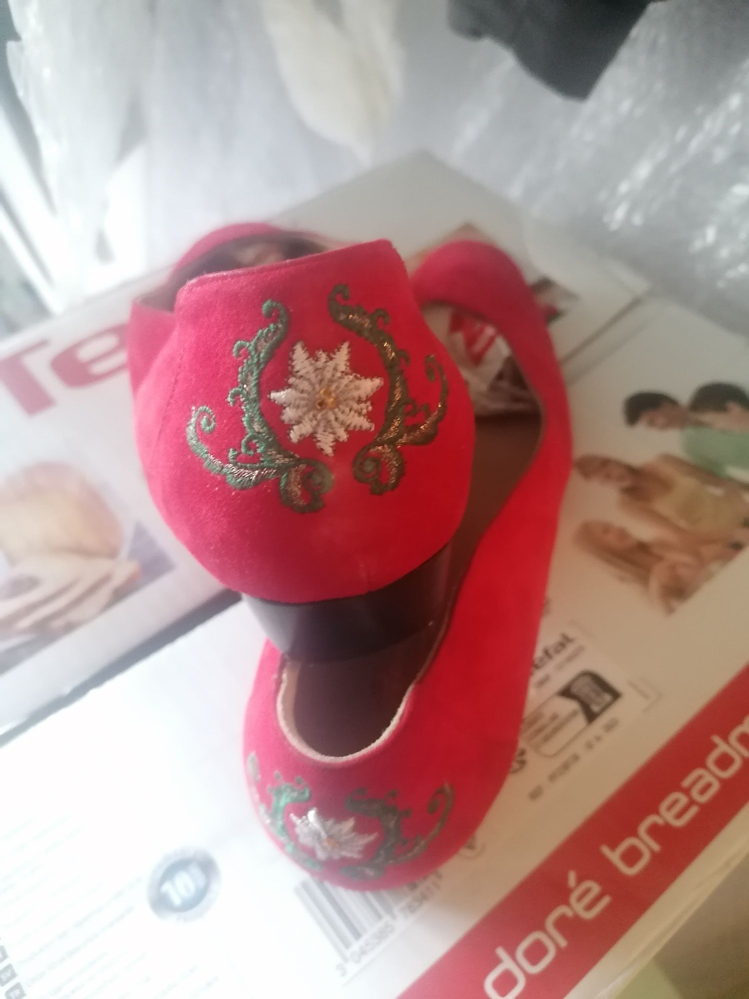 Balerini piele intoarsa, naturala, Italia