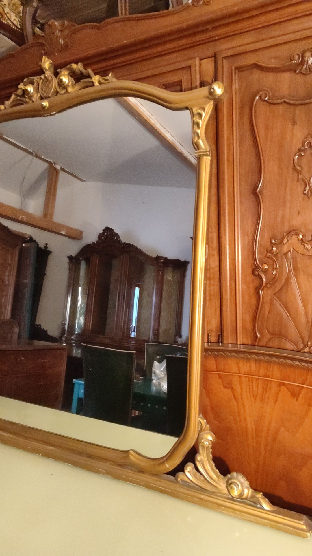 Oglinda baroc aurie clasica antică vintage