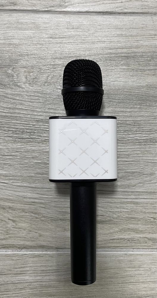 Microfon karaoke cu bluetooth,alb,nou