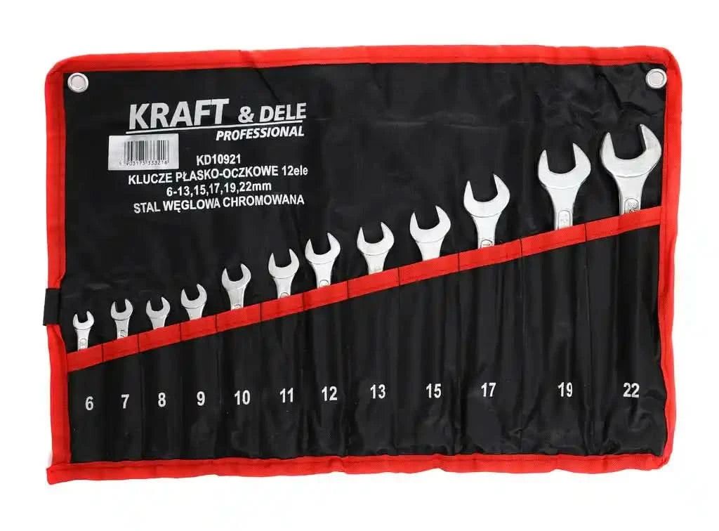 Set de chei combinate, 12 piese 6-22 mm , Kraft&Dele KD10921