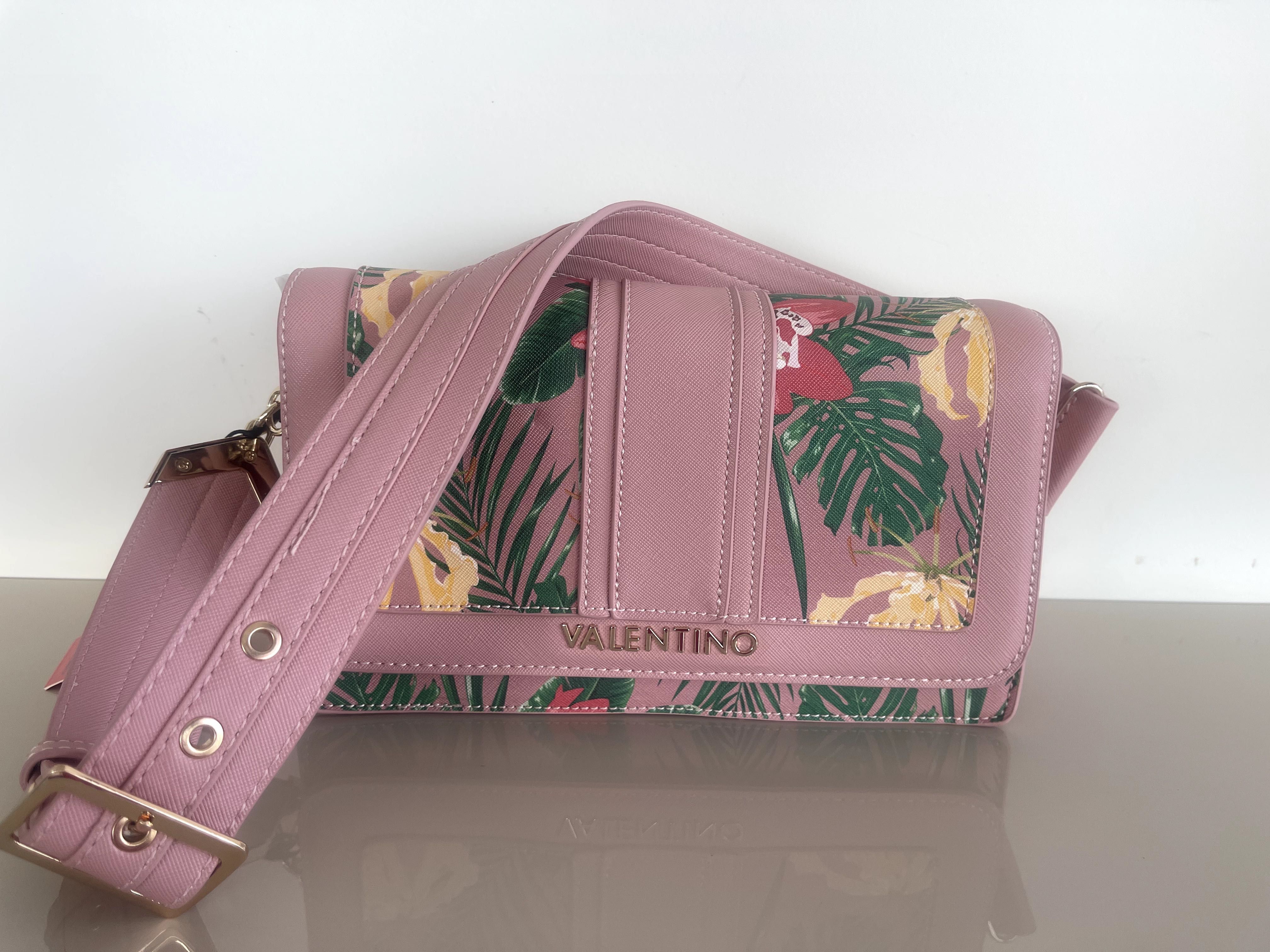 Valentino by Mario Valentino дамска чанта с 2 вида презрамки-Нова