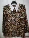 camasa ZARA animal-print