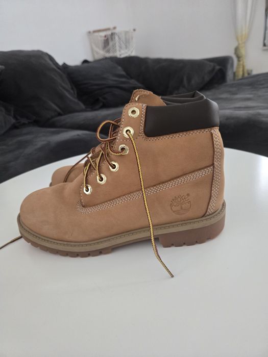 Зимни боти Timberland , естествена кожа