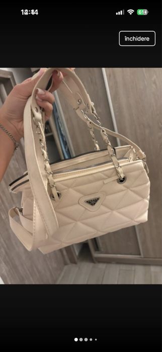 Geanta prada  crem