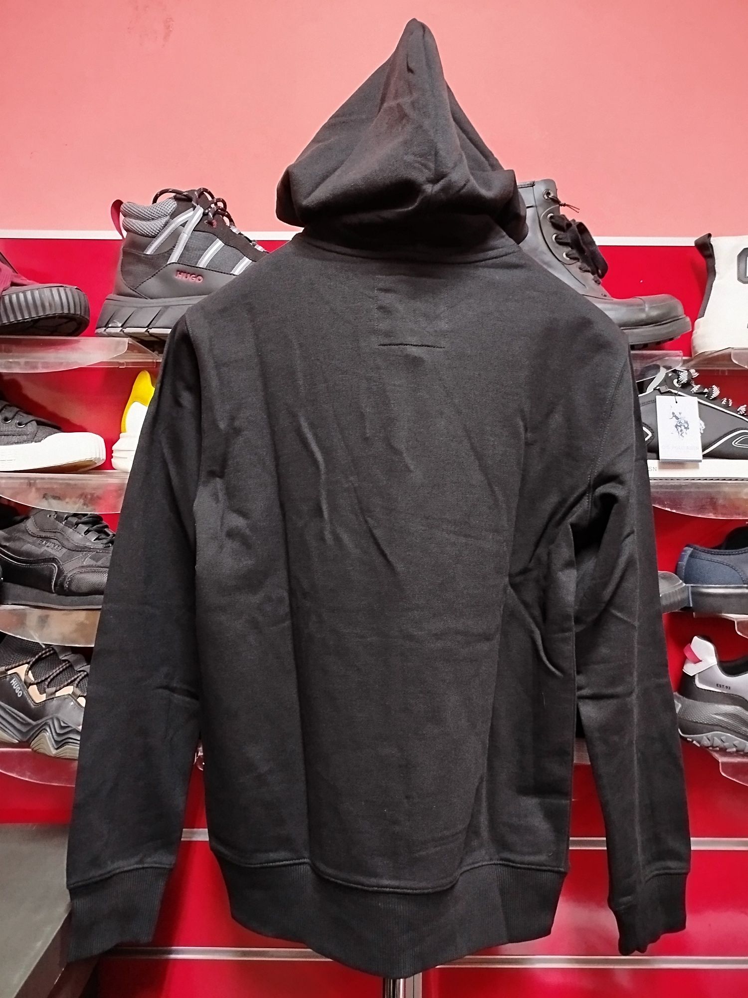 Оригинален суичър G-Star Raw Graphic S нов мъжки черен худи блуза