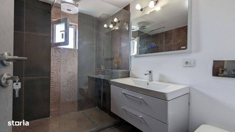 Apartament 4 camere, mobilat si utilat, terasa + curte, Magurele
