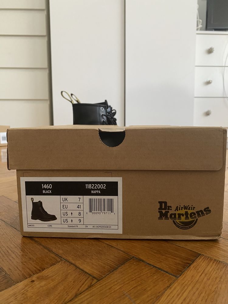 Dr Martens Black nappa 41