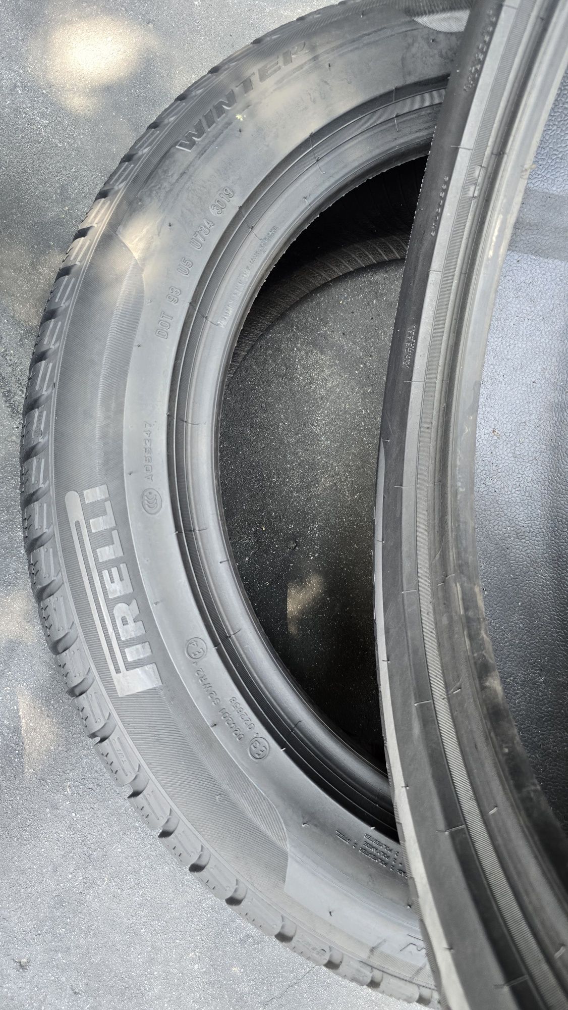 2 anvelope iarnă Pirelli 225/55/18 - transport inclus