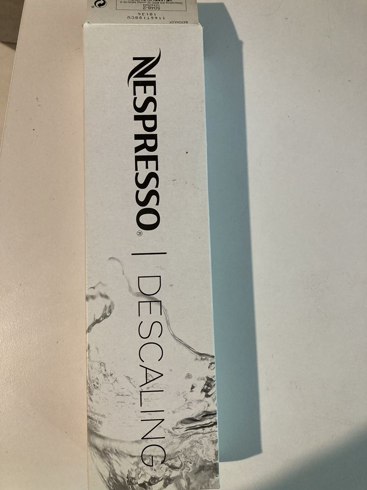 Nespresso descalcifiere