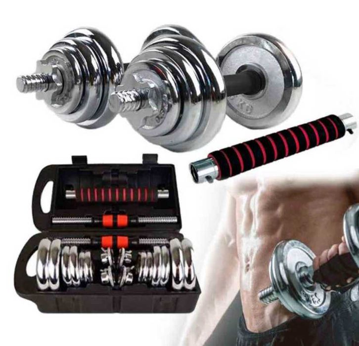 Домашен комплект дъмбели