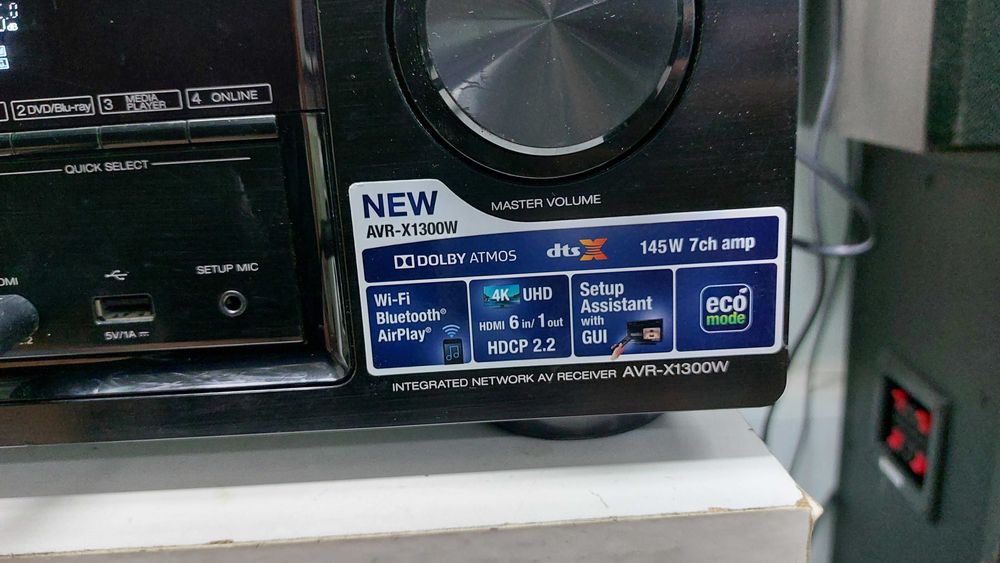 Denon AVR X 1300 7x 145W atmos 7.2 WiFi USB 4K UHD bluetooth flac dsd