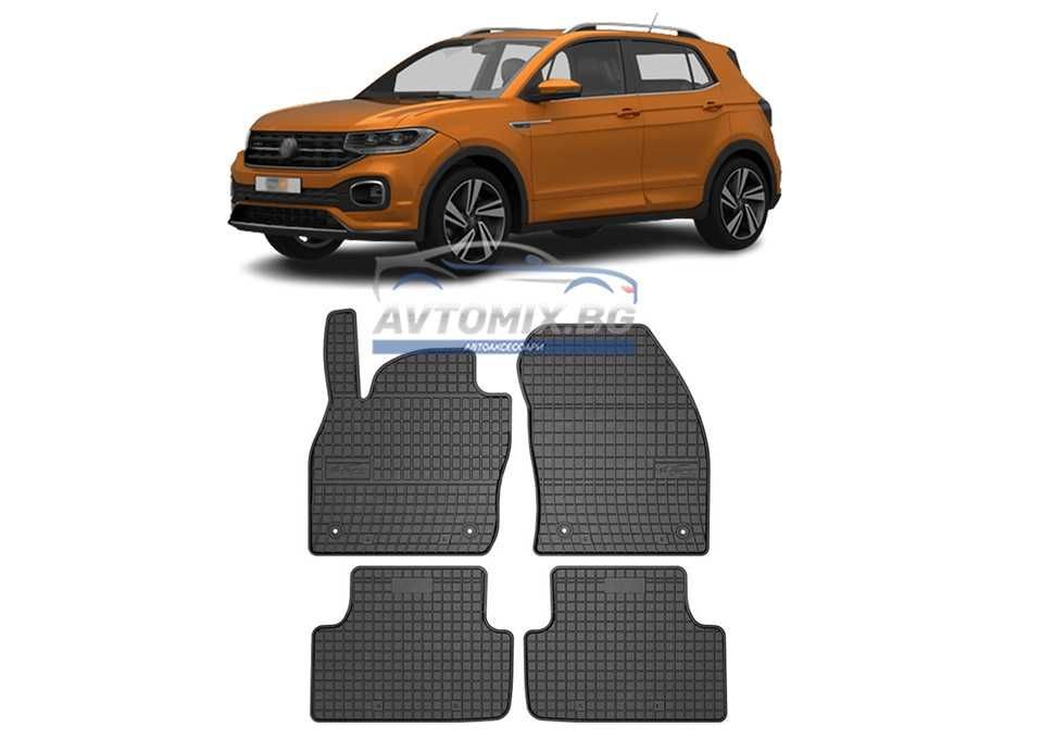 Гумени стелки зa VW T-Cross след 2018 г., Frogum