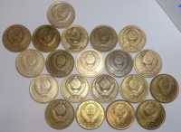 Кружки монет 5 копеек 1961 и другие года от пупочной грыжи.