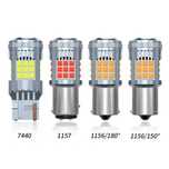 ПРОМОЦИЯ!!! Лед крушки за мигачи и  DRL LED P21W 1156  BAU15S  12-24 V